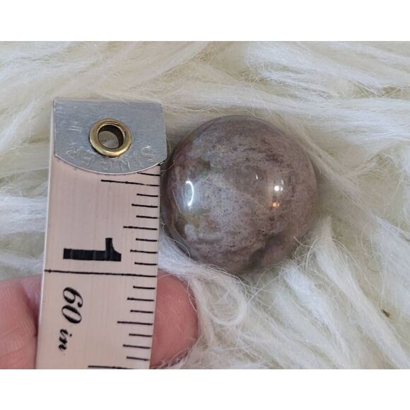 Natural Jasper Sphere Polished Stone Approx 1 inch - Picture 6 of 6